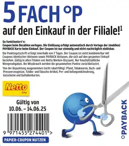 Netto Marken-Discount Payback 5 fach °p Angebot