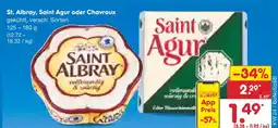 Netto Marken-Discount Saint agur oder chavroux Angebot