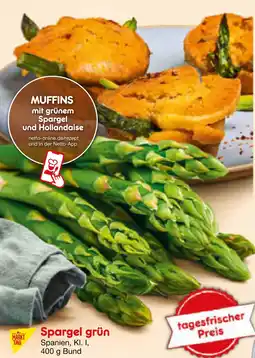 Netto Marken-Discount Märkt tag spargel grün Angebot