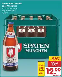 Netto Marken-Discount Spaten spaten münchner hell Angebot