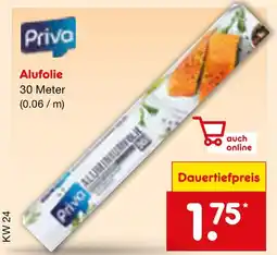 Netto Marken-Discount Priva alufolie Angebot