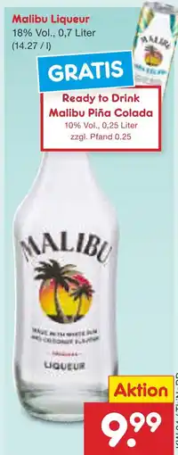 Netto Marken-Discount Malibu malibu liqueur Angebot