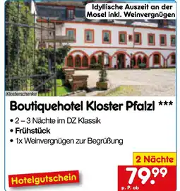 Netto Marken-Discount Netto reisen boutiquehotel kloster pfalzl Angebot