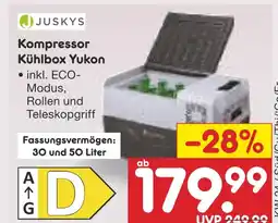 Netto Marken-Discount Juskys kompressor kühlbox yukon Angebot