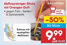 Netto Marken-Discount Easymaxx abflussreiniger-sticks mit orangen-duft Angebot