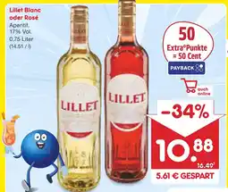 Netto Marken-Discount Lillet blanc oder rosé aperitif Angebot