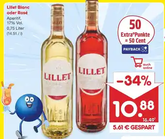Netto Marken-Discount Lillet blanc oder rosé aperitif Angebot