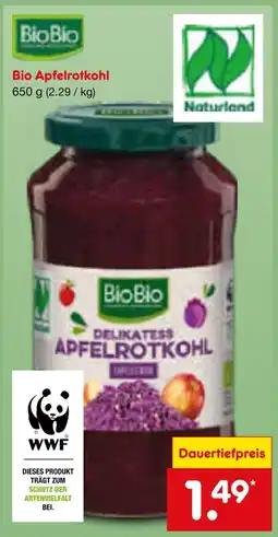 Netto Marken-Discount Biobio apfelrotkohl Angebot