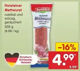 Netto Marken-Discount Holsteiner mettwurst Angebot