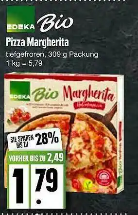 Edeka Bio Pizza Margherita Angebot