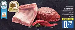 E-Center Strohschwein Spareribs Angebot