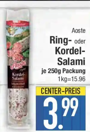 E-Center Aoste Ring- oder Kordel- Salami Angebot