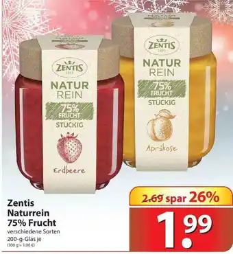 Famila Nord Ost Zentis Naturrein 75% Frucht Angebot