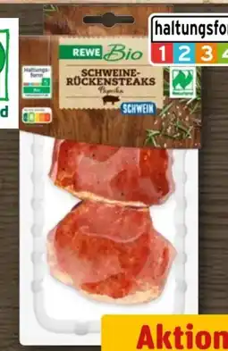 REWE Rewe Bio Bio-Schweine-Rückensteaks Angebot