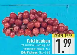 E-Center Tafeltrauben Angebot