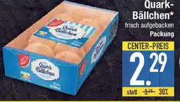 E-Center Quark- Bällchen Angebot