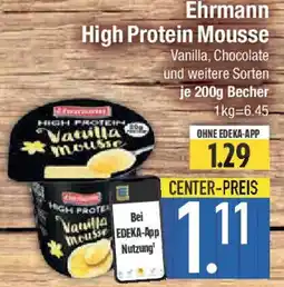 E-Center Ehrmann High Protein Mousse Angebot
