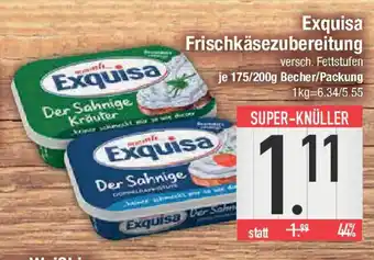 E-Center Exquisa Frischkäsezubereitung Angebot