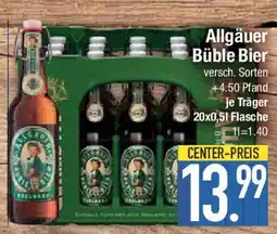E-Center Allgäuer Büble Bier Angebot