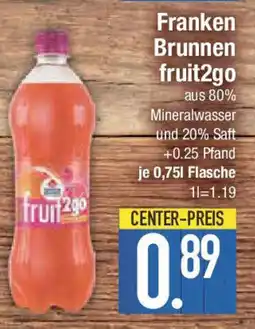 E-Center Franken Brunnen fruit2go Angebot