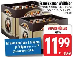 Edeka Franziskaner Weißbier Angebot