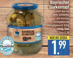 E-Center Bayrischer Gurkentopf Angebot