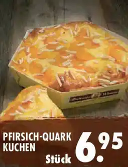 E-Center Pfirsich-quark kuchen Angebot