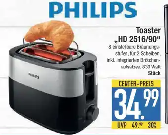 E-Center PHILIPS Toaster „,HD 2516/90 Angebot