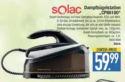 E-Center solac Dampfbügelstation CPB6100 Angebot
