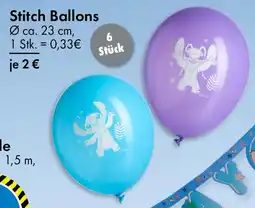 TEDi Stitch Ballons 23 cm Angebot