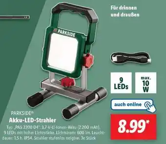 Lidl PARKSIDE Akku-LED-Strahler Angebot