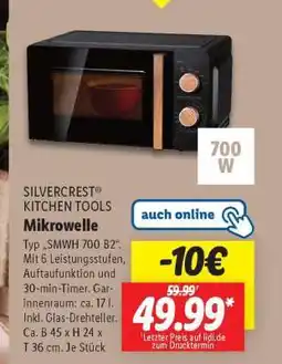 Lidl SILVERCREST KITCHEN TOOLS Mikrowelle Angebot