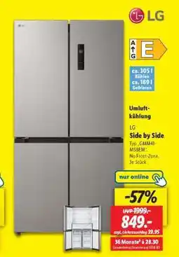 Lidl LG Side by Side Angebot