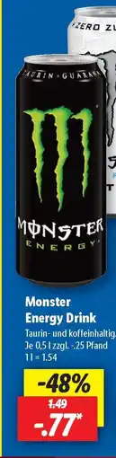 Lidl Monster energy drink Angebot