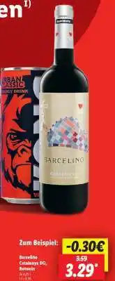 Lidl Barcelino Catalunya DO, Rotwein Angebot