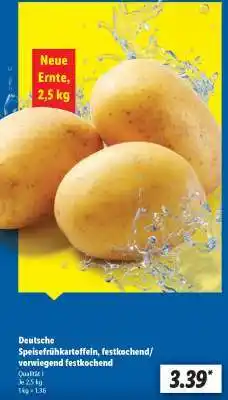 Lidl Deutsche Speisefrühkartoffeln, festkochend/vorwiegend festkochend Angebot