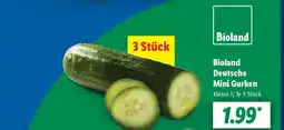 Lidl Bioland Deutsche Mini Gurken Angebot
