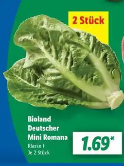 Lidl Bioland Deutscher Mini Romana Angebot