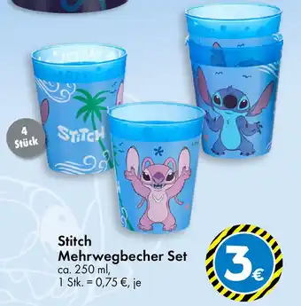 TEDi Stitch Mehrwegbecher Set Angebot