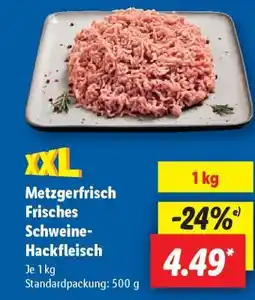 Lidl Metzgerfrisch Frisches Schweine­ Hackfleisch Angebot