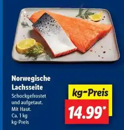 Lidl Norwegische Lachseite Angebot