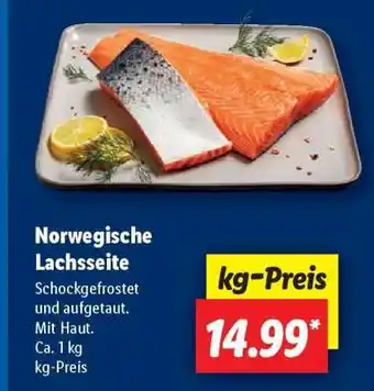 Lidl Norwegische Lachseite Angebot