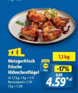 Lidl Metzgerfrisch Frische Hähnchenflügel Angebot