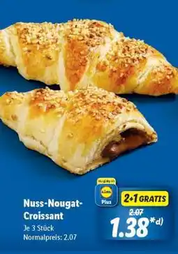 Lidl Nuss-Nougat-Croissant Angebot