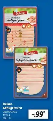 Lidl Dulano Geflügelwurst Angebot