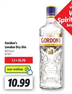 Lidl Gordon’s London Dry Gin Angebot