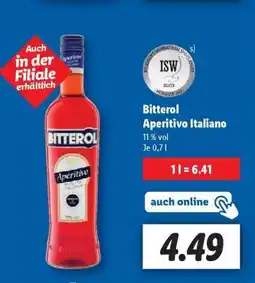 Lidl Bitterol Aperitivo Italiano Angebot