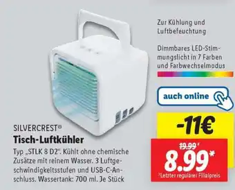 Lidl SILVERCREST Tisch-Luftkühler Angebot