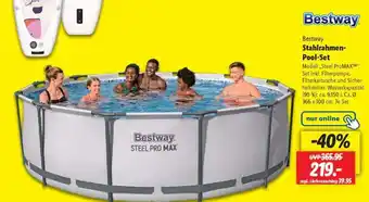 Lidl Bestway Stahlrahmen-Pool-Set Angebot