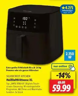 Lidl Heißluftfritteuse XL Angebot